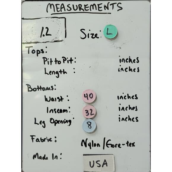 Rain Stuff Raven Industries Gore-Tex Camo Pants Size L Retro Outdoor Hunting - Picture 8 of 9